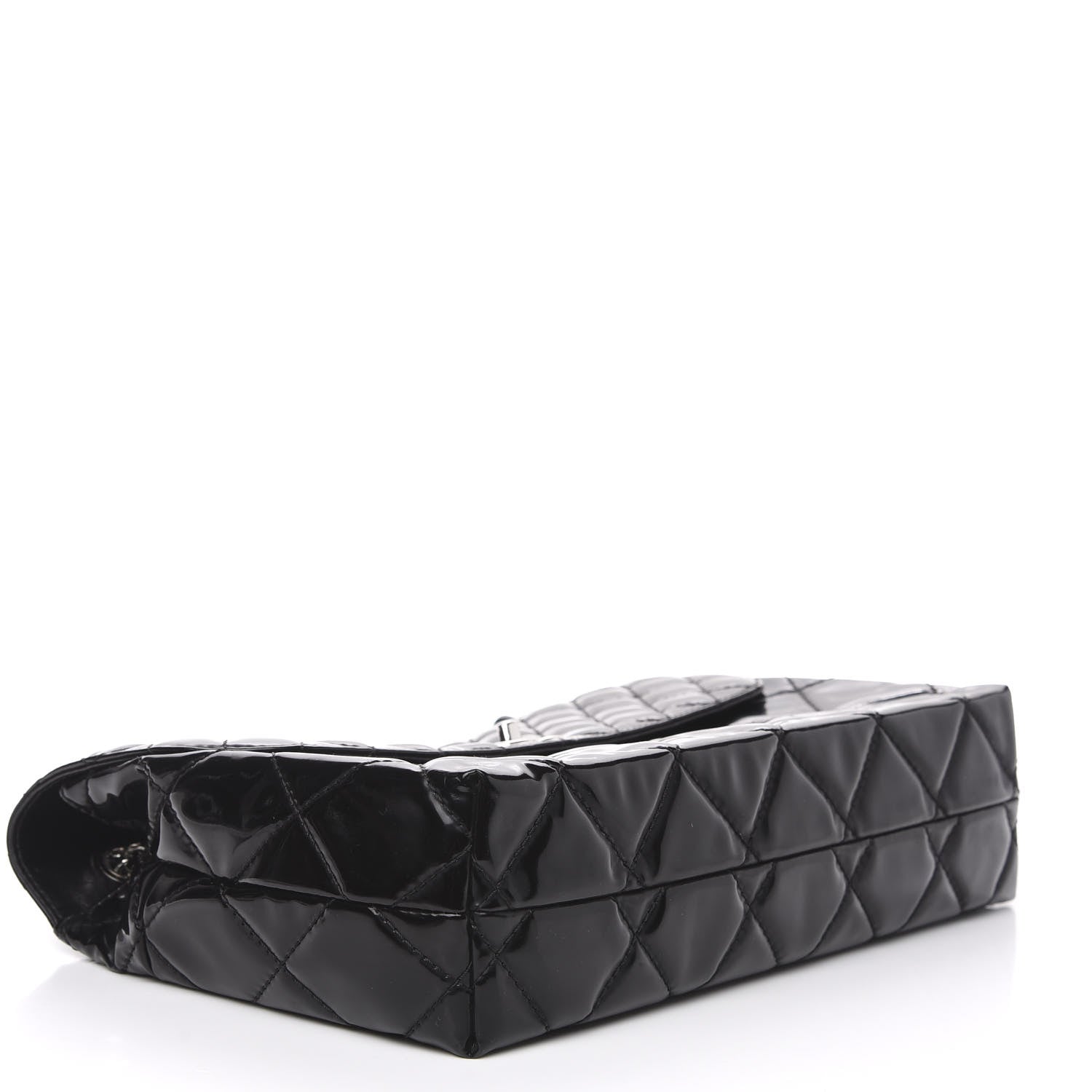 Chanel Vinyl Quilted In the Business Flap Bag Black 4 of 12