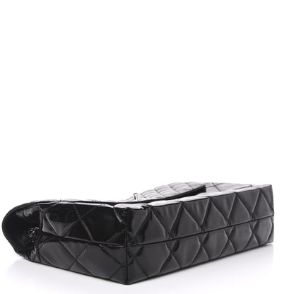 Chanel Vinyl Quilted In the Business Flap Bag Black 4 of 12