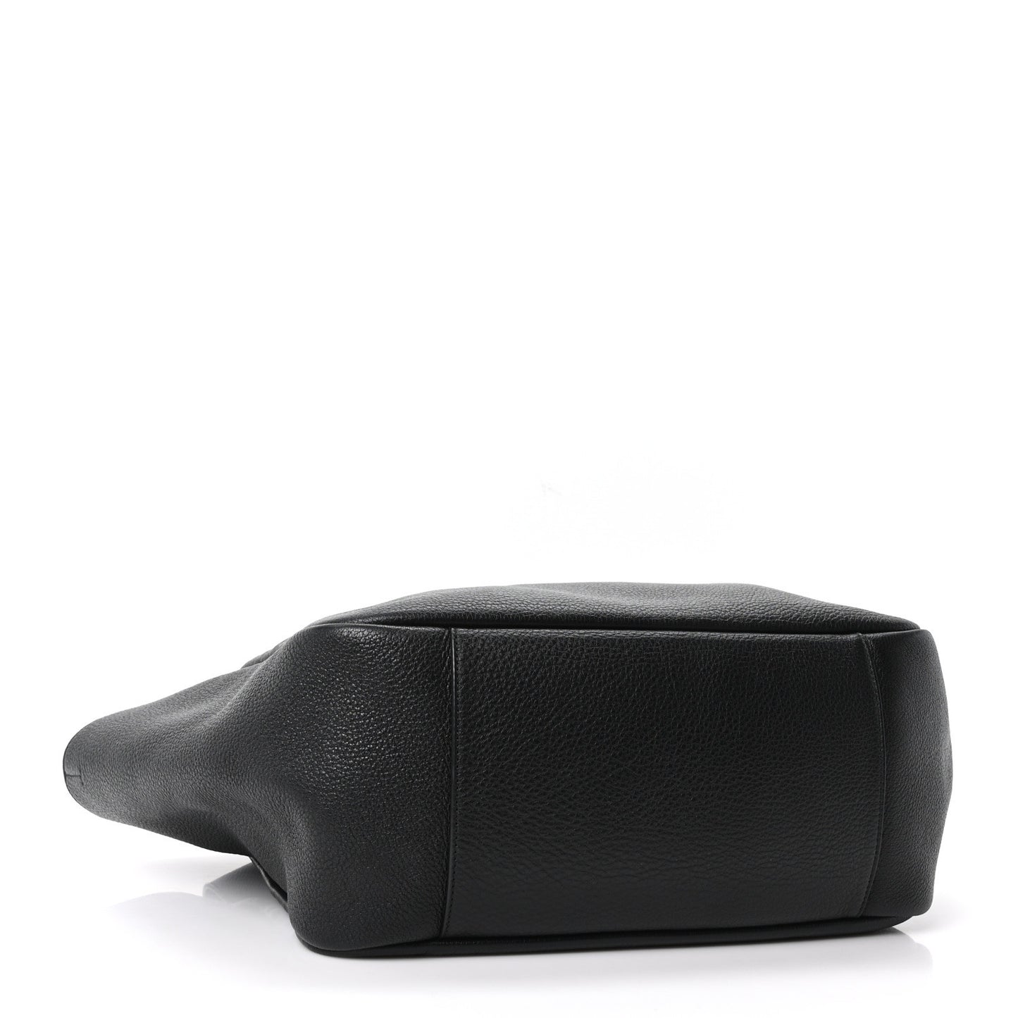 Grained Deerskin Bea Tote Black