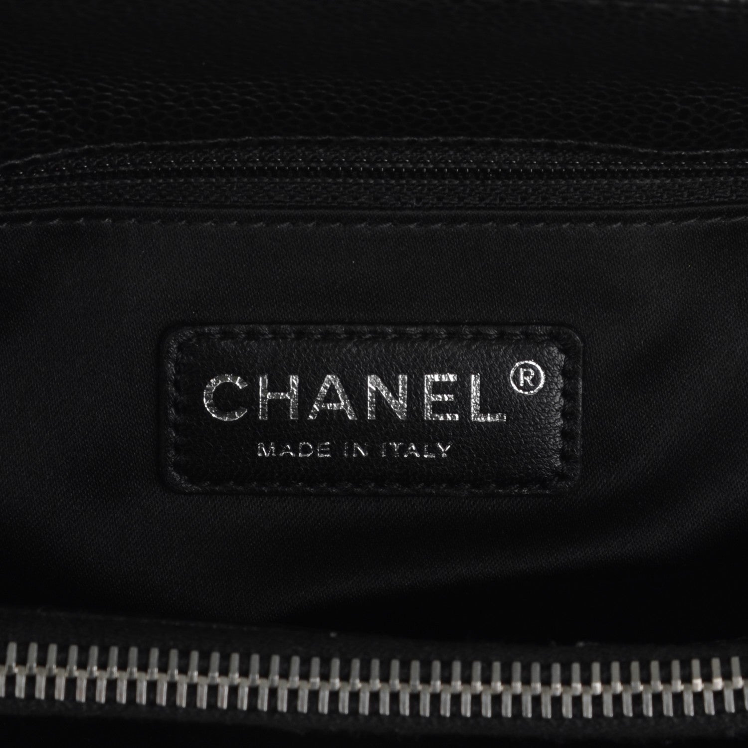 Chanel Caviar Quilted Grand Shopping Tote GST Black 6 of 7