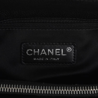 Chanel Caviar Quilted Grand Shopping Tote GST Black 6 of 7