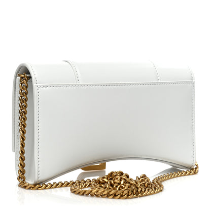 Balenciaga Shiny Box Calfskin Hourglass Chain Bag White 3 of 17