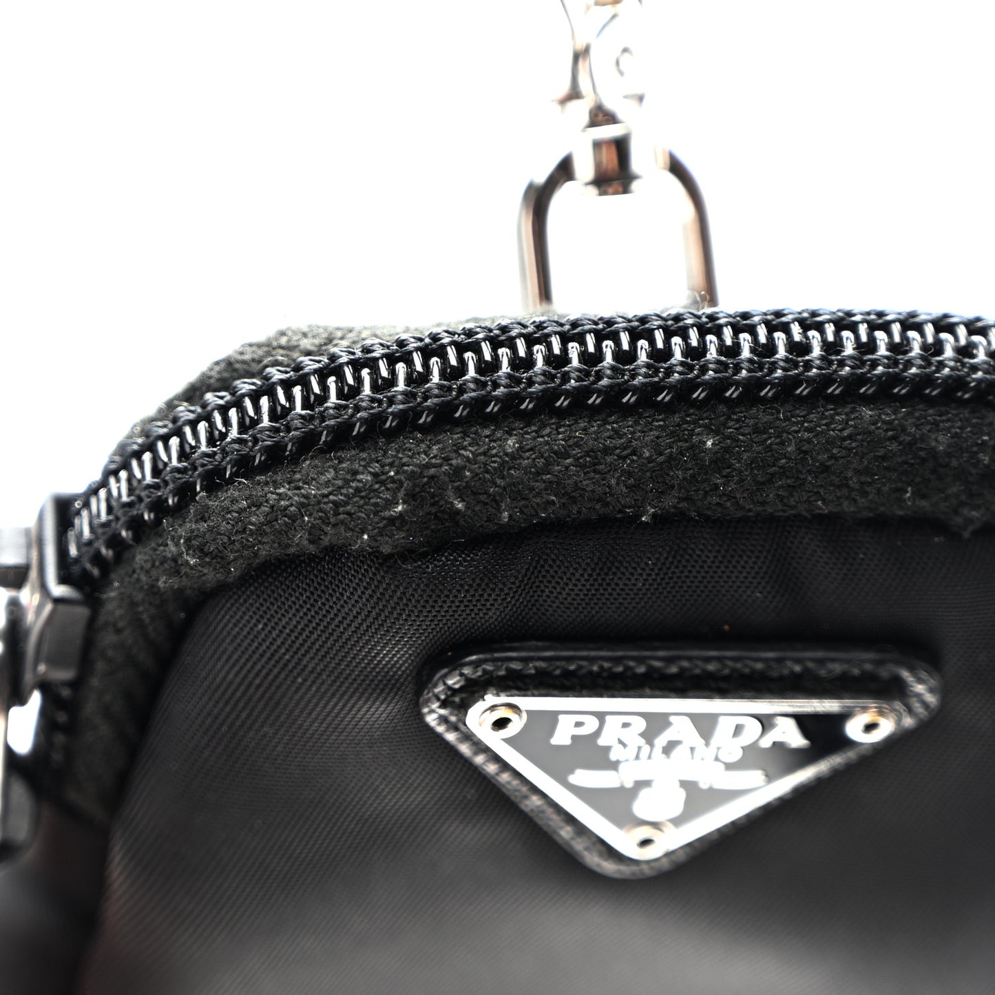 Re-Nylon Saffiano Mini Re-Edition 2005 Camera Bag Black