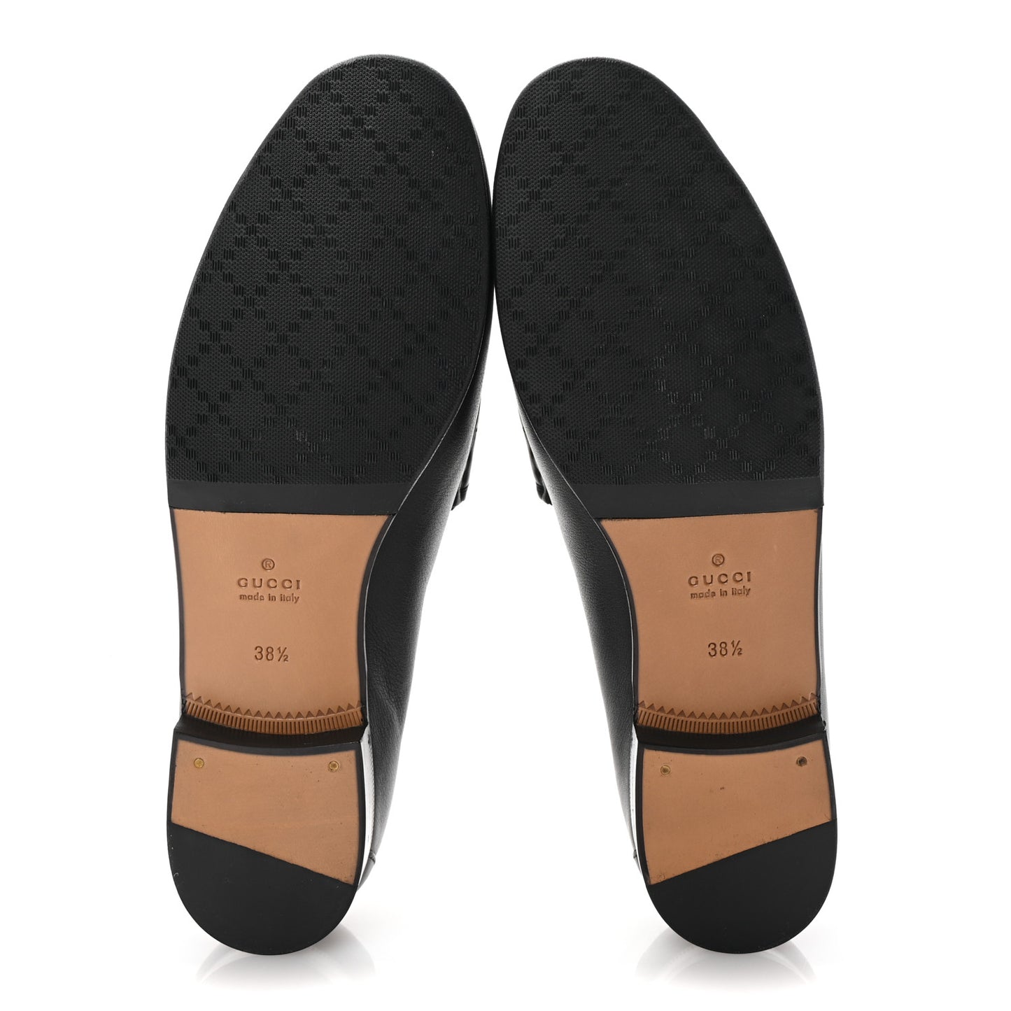 Calfskin Womens 1953 Horsebit Loafers 38.5 Black