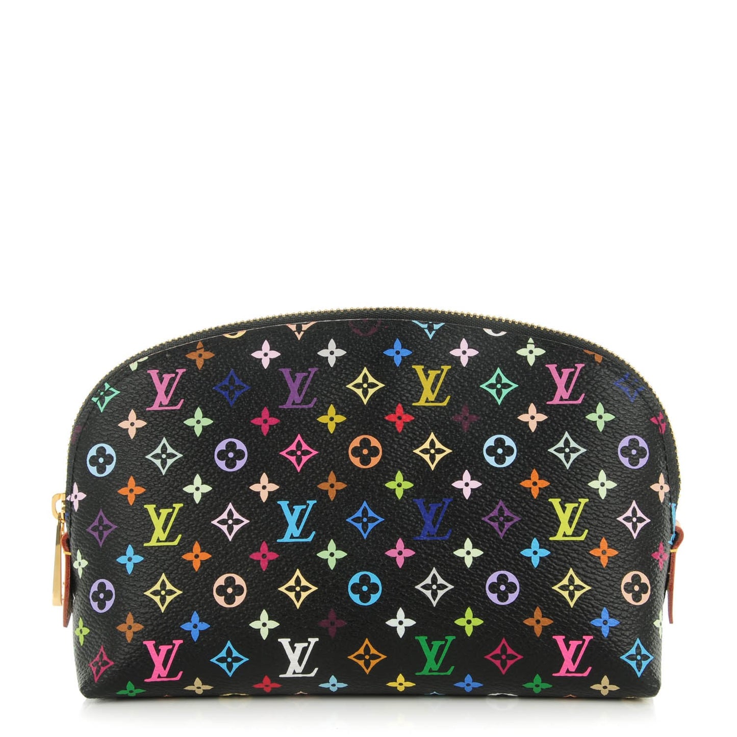 Monogram Multicolor Cosmetic Pouch Black Grenade