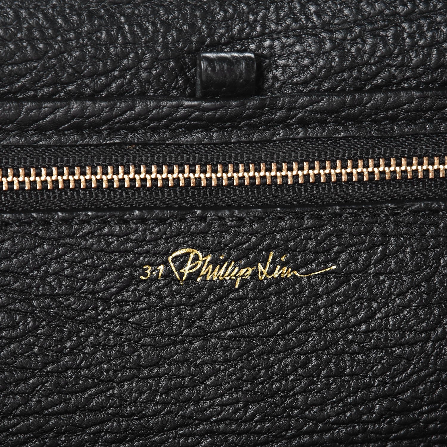 3.1 Phillip Lim 3.1 Textured Calfskin Medium Pashli Satchel Black 6 of 7