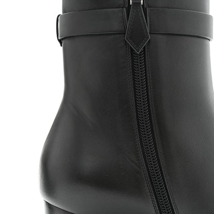 Hermes Calfskin Saint Germain Ankle Boots 36.5 Black 10 of 11