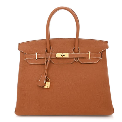 Hermes Togo Birkin 35 Gold 1 of 13
