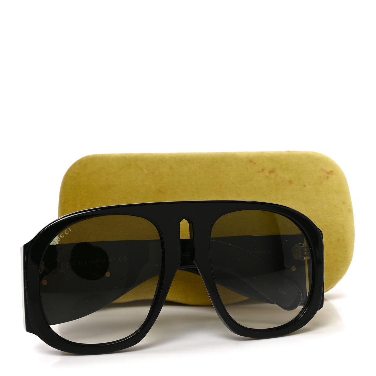Oversized Aviator Sunglasses GG0152S Black