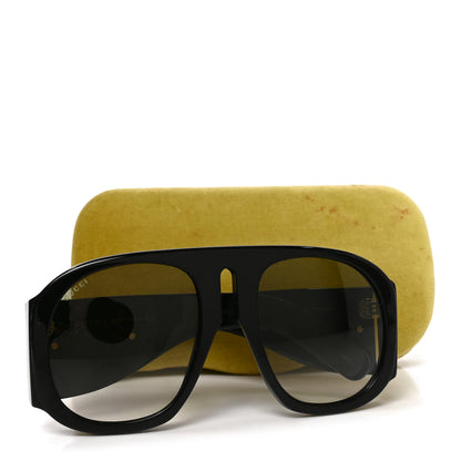 Gucci Oversized Aviator Sunglasses GG0152S Black 7 of 7