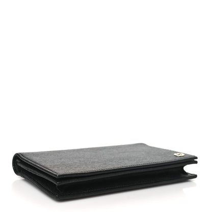 Gucci Textured Calfskin Medium Betty Chain Wallet Black 4 of 9