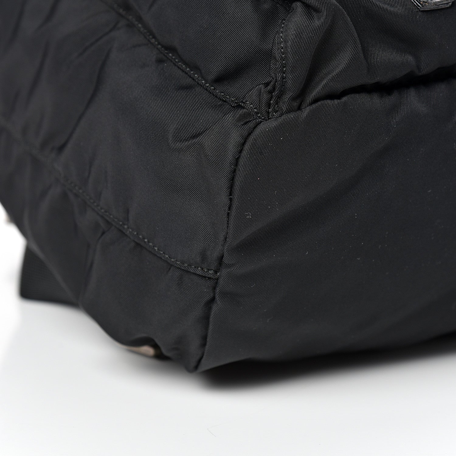Prada Nylon Vela Medium Backpack Black 8 of 11
