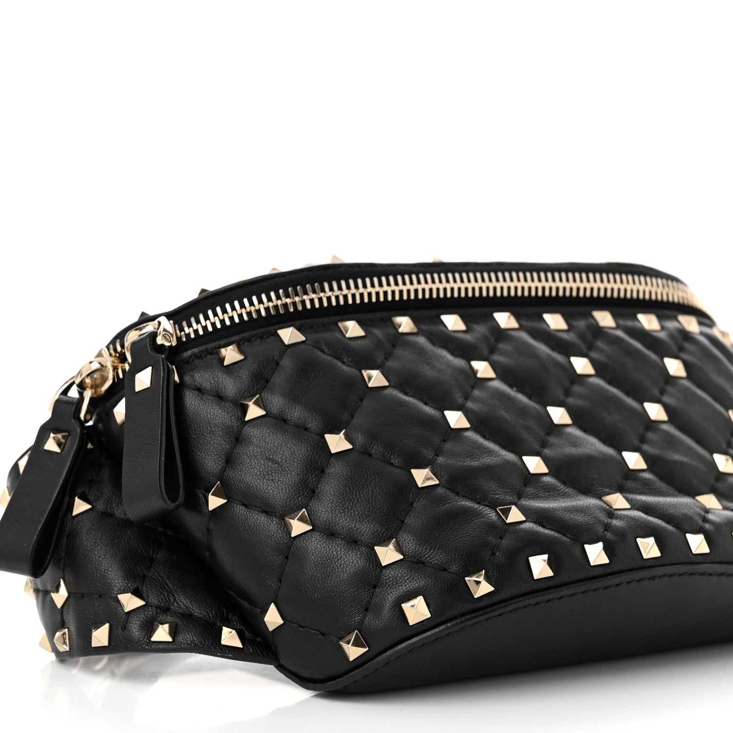 Valentino Garavani Nappa Rockstud Spike Belt Bag 95 Black 8 of 11