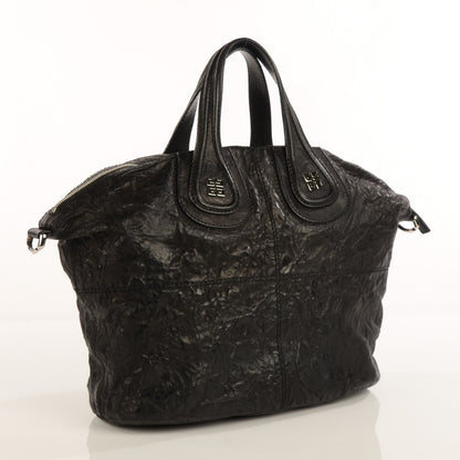 Givenchy Wrinkled Lambskin Medium Nightingale Black 3 of 7