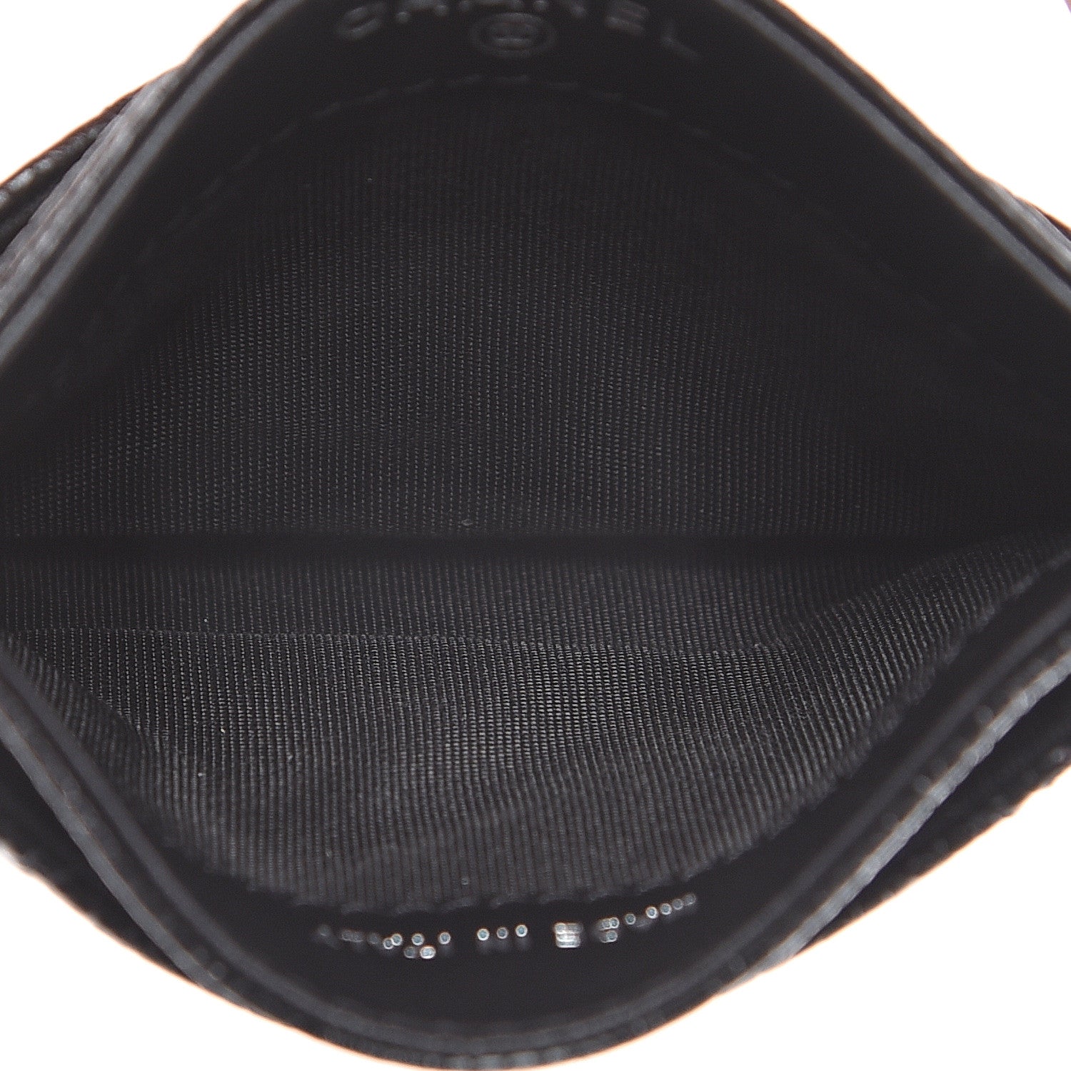 Chanel Caviar Quilted Incognito Card Holder Black 4 of 7