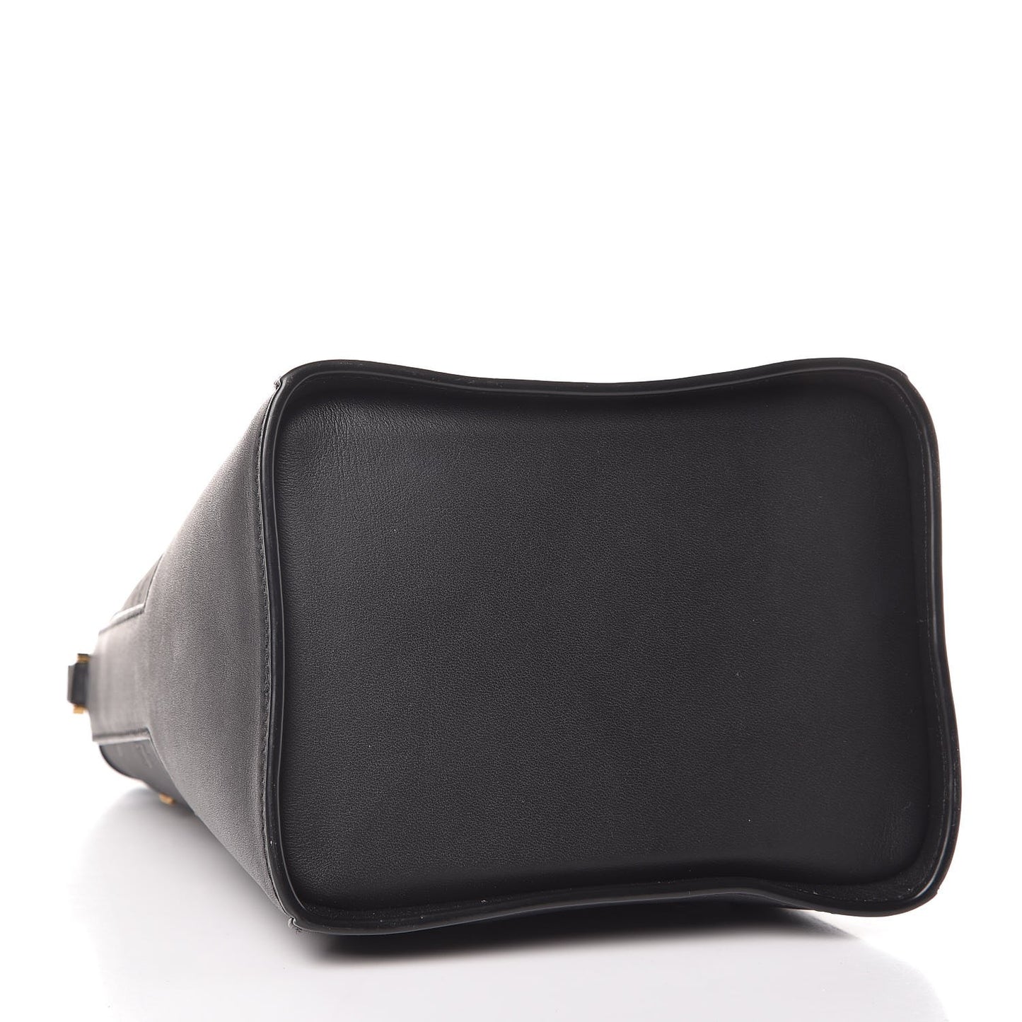 Coated Canvas Mini Claudia Studs Crossbody Bag Black