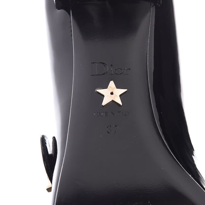 Christian Dior Patent Baby-D Ballet Pumps 37 Black 6 of 8