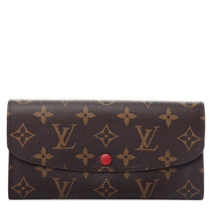 Louis Vuitton Monogram Emilie Wallet Fuchsia 1 of 8