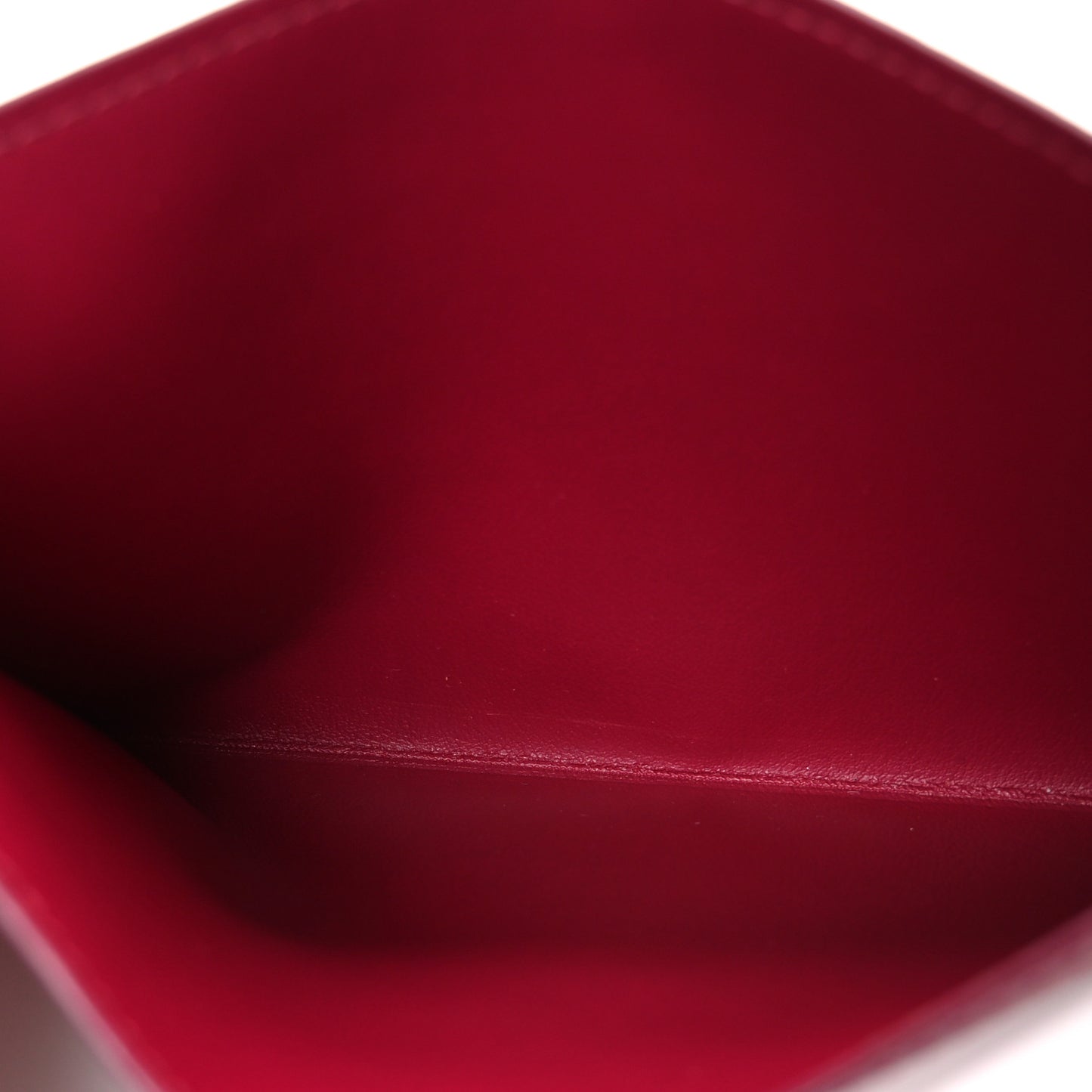 Calfskin Felicie Card Holder Insert Fuchsia