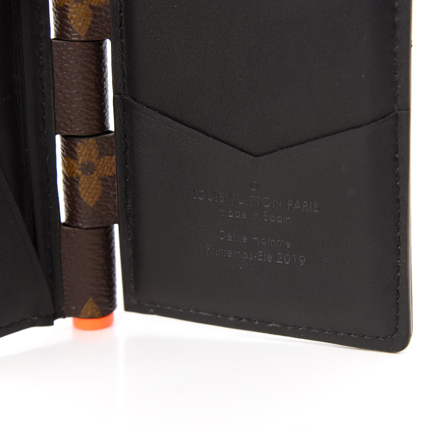 Monogram Hinge Pocket Organizer