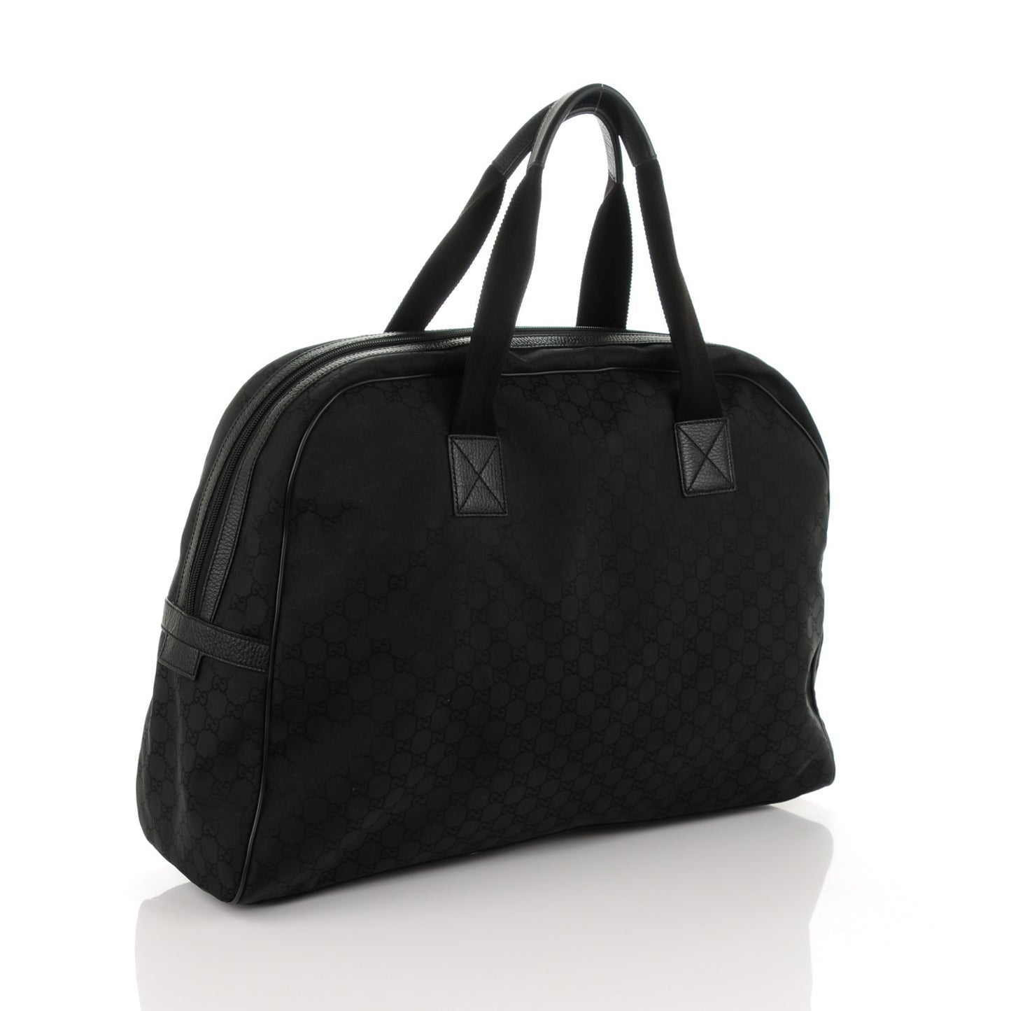 Nylon Monogram Duffle Bag Black