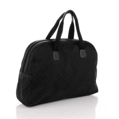 Gucci Nylon Monogram Duffle Bag Black 3 of 7