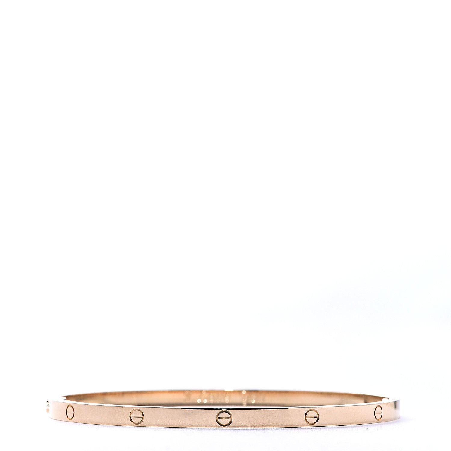 Cartier 18K Yellow Gold Small LOVE Bracelet 19 3 of 6