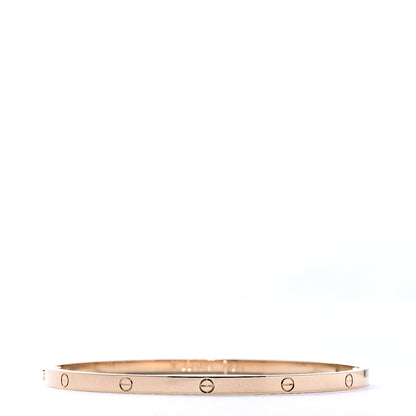 Cartier 18K Yellow Gold Small LOVE Bracelet 19 3 of 6