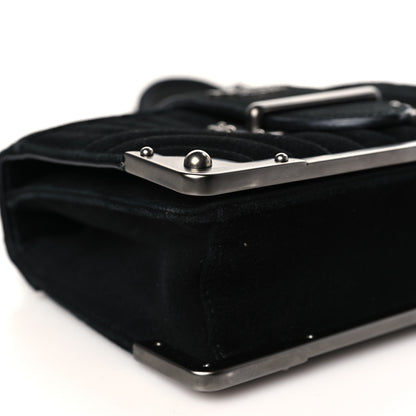 Prada Velvet Impuntu Cahier Bag Black 7 of 8