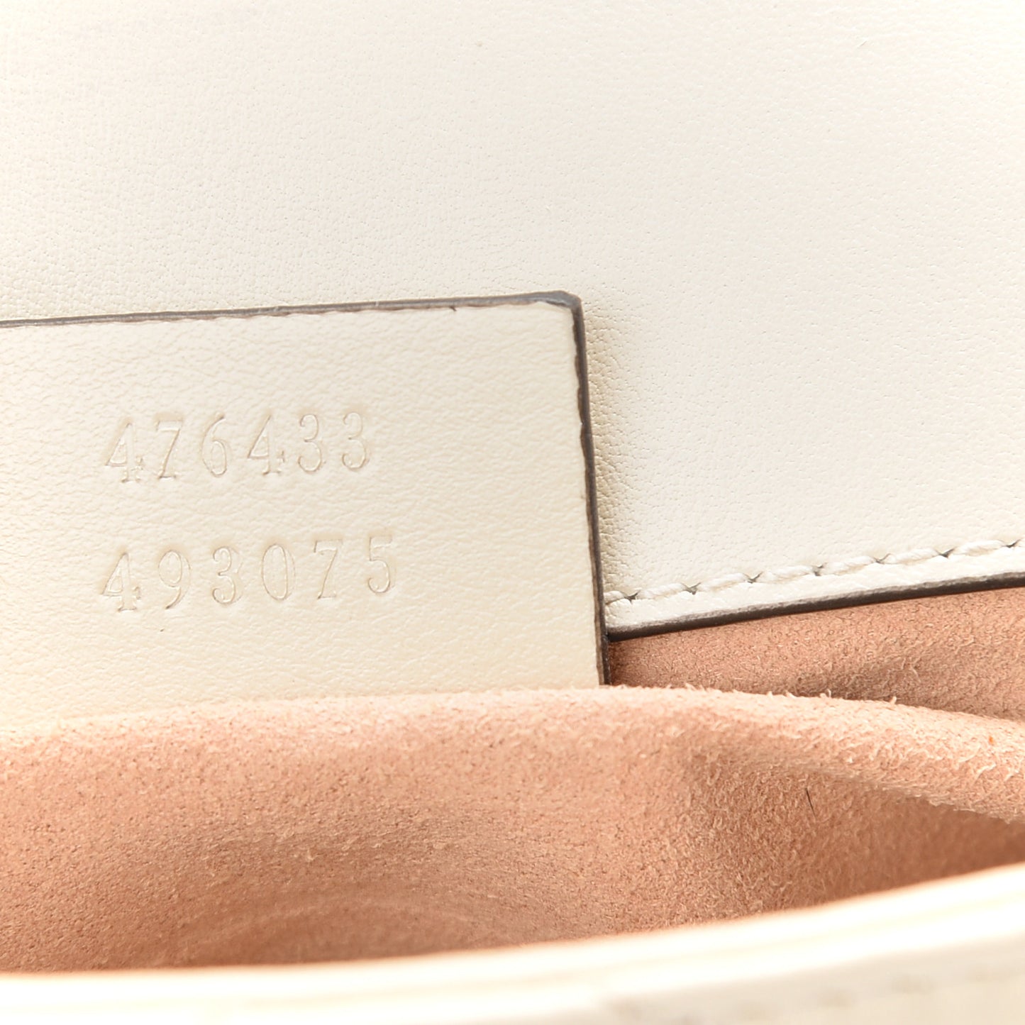 Calfskin Matelasse Super Mini GG Marmont Shoulder Bag White