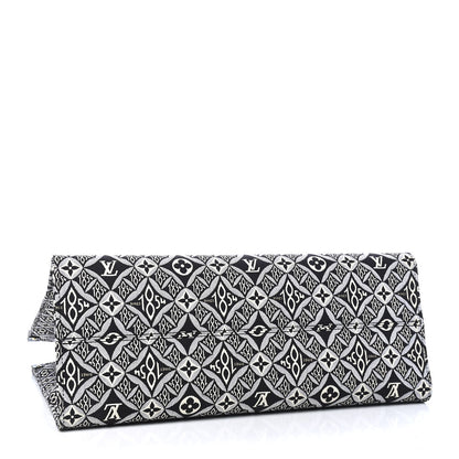 Louis Vuitton Jacquard Since 1854 Onthego GM Grey 4 of 9