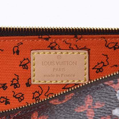Louis Vuitton Catogram Elizabeth Pouch Orange Marron 6 of 10