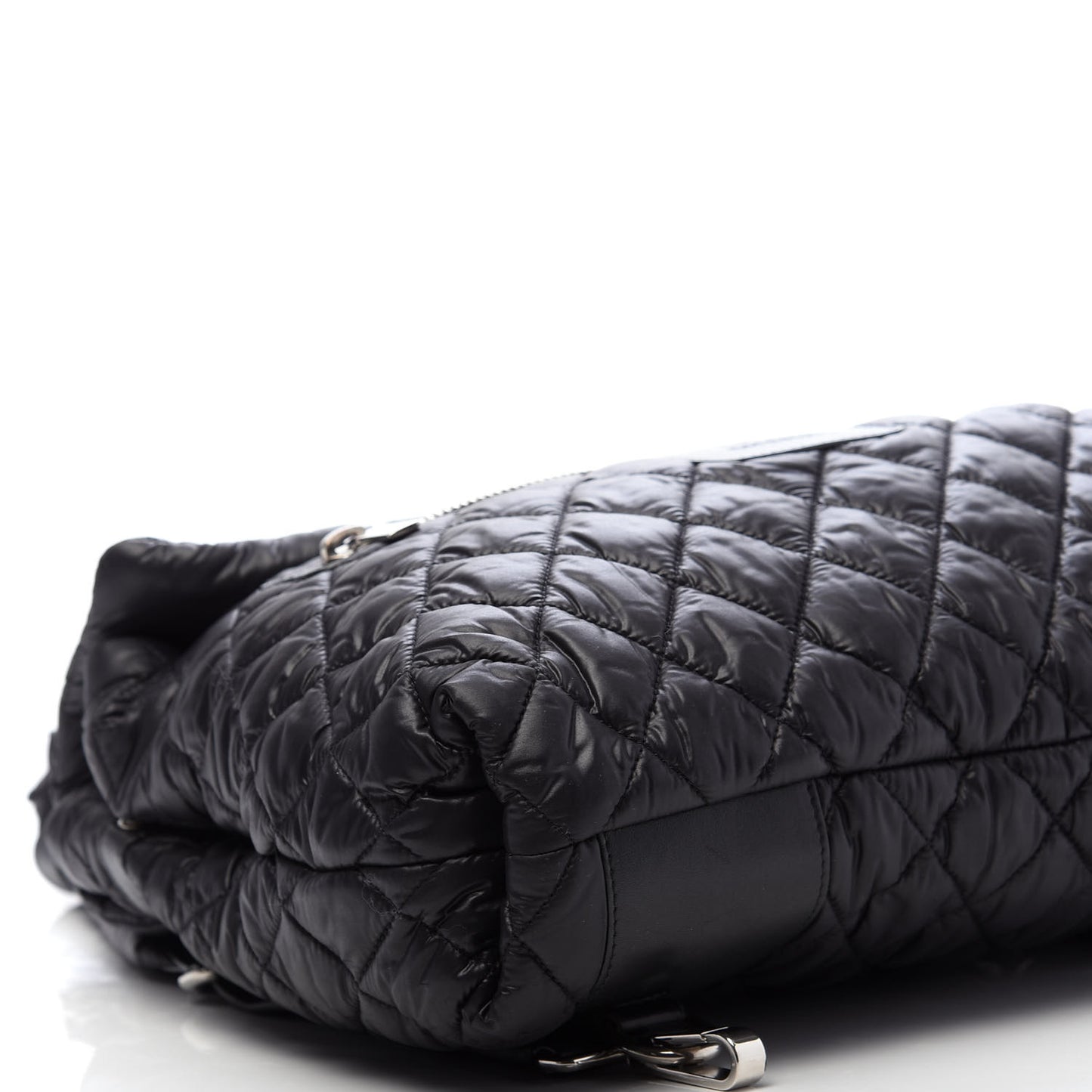 Lambskin Quilted Coco Cocoon Backpack Black