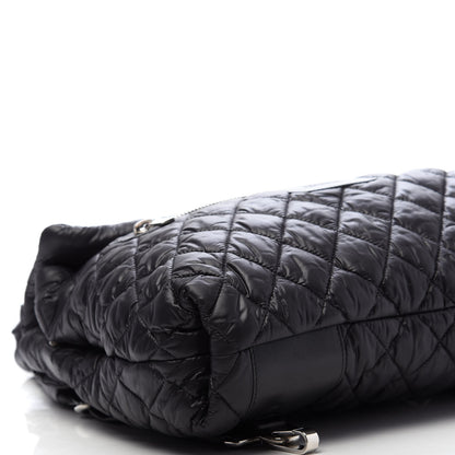 Chanel Lambskin Quilted Coco Cocoon Backpack Black 5 of 9