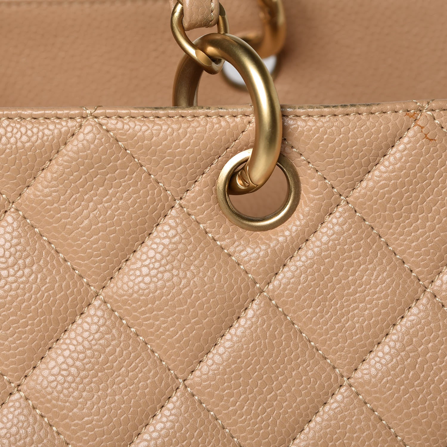Chanel Caviar Quilted Grand Timeless Tote GTT Beige 18 of 21