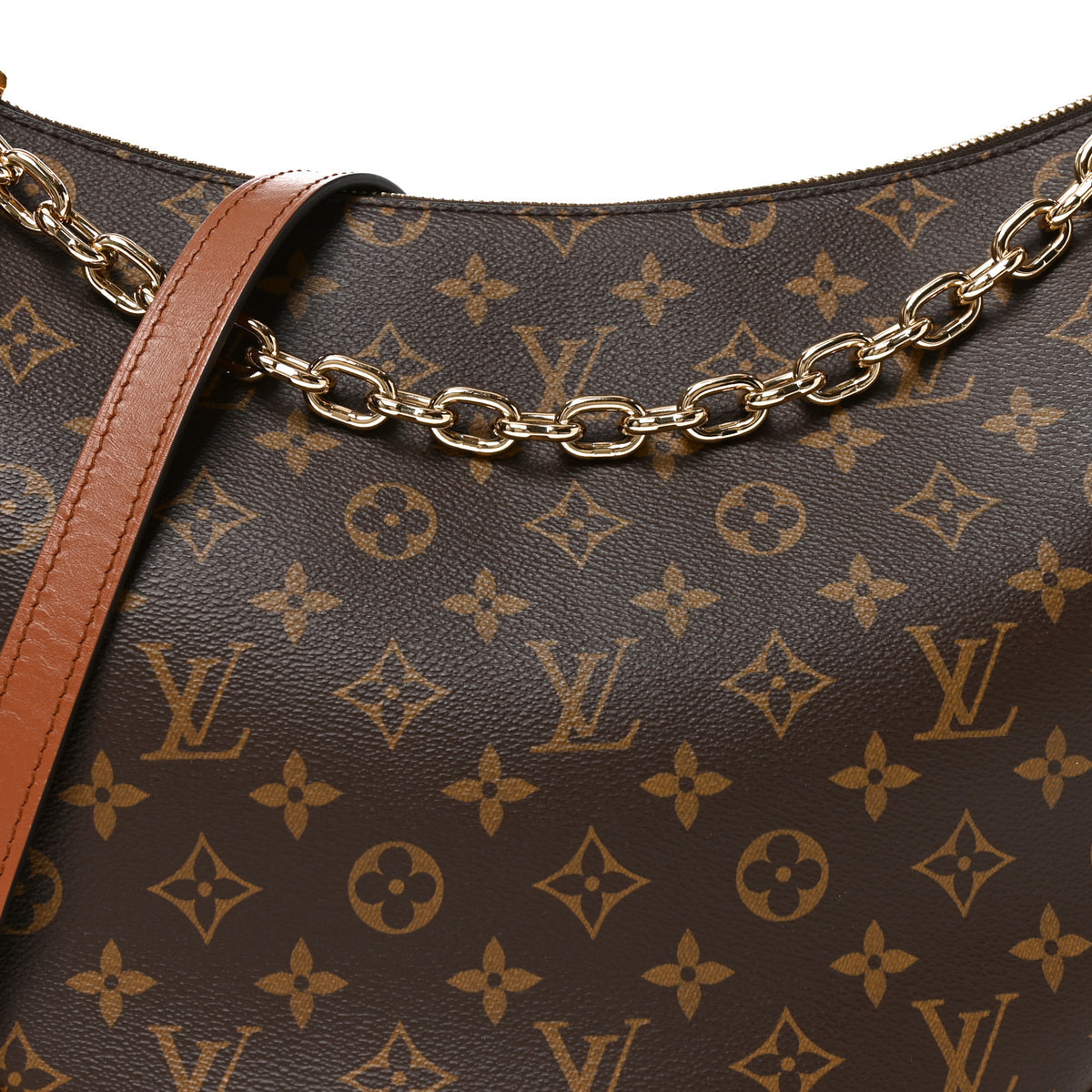 Reverse Monogram Loop Hobo