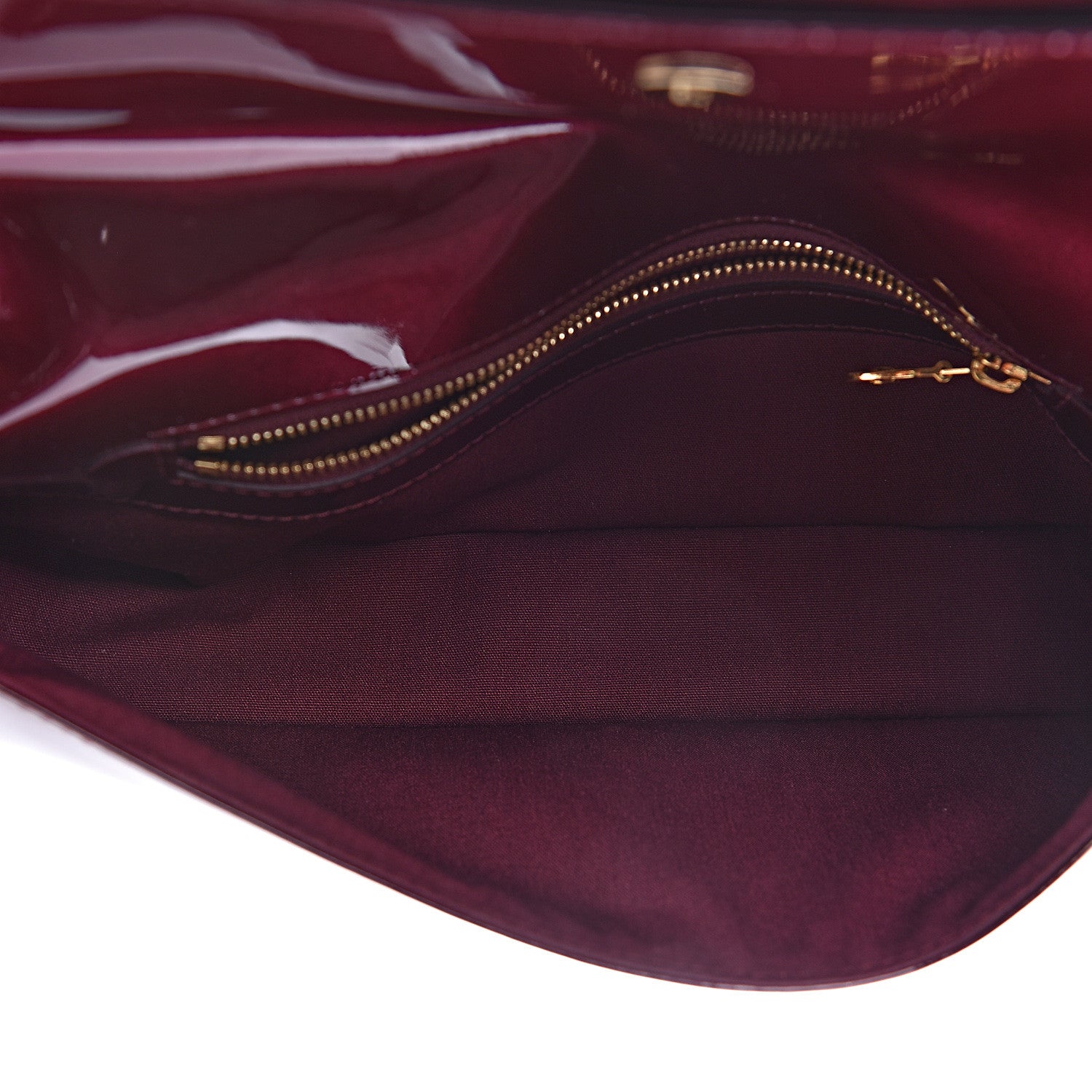 Louis Vuitton Patent Sobe Clutch Rouge Fauviste 5 of 7