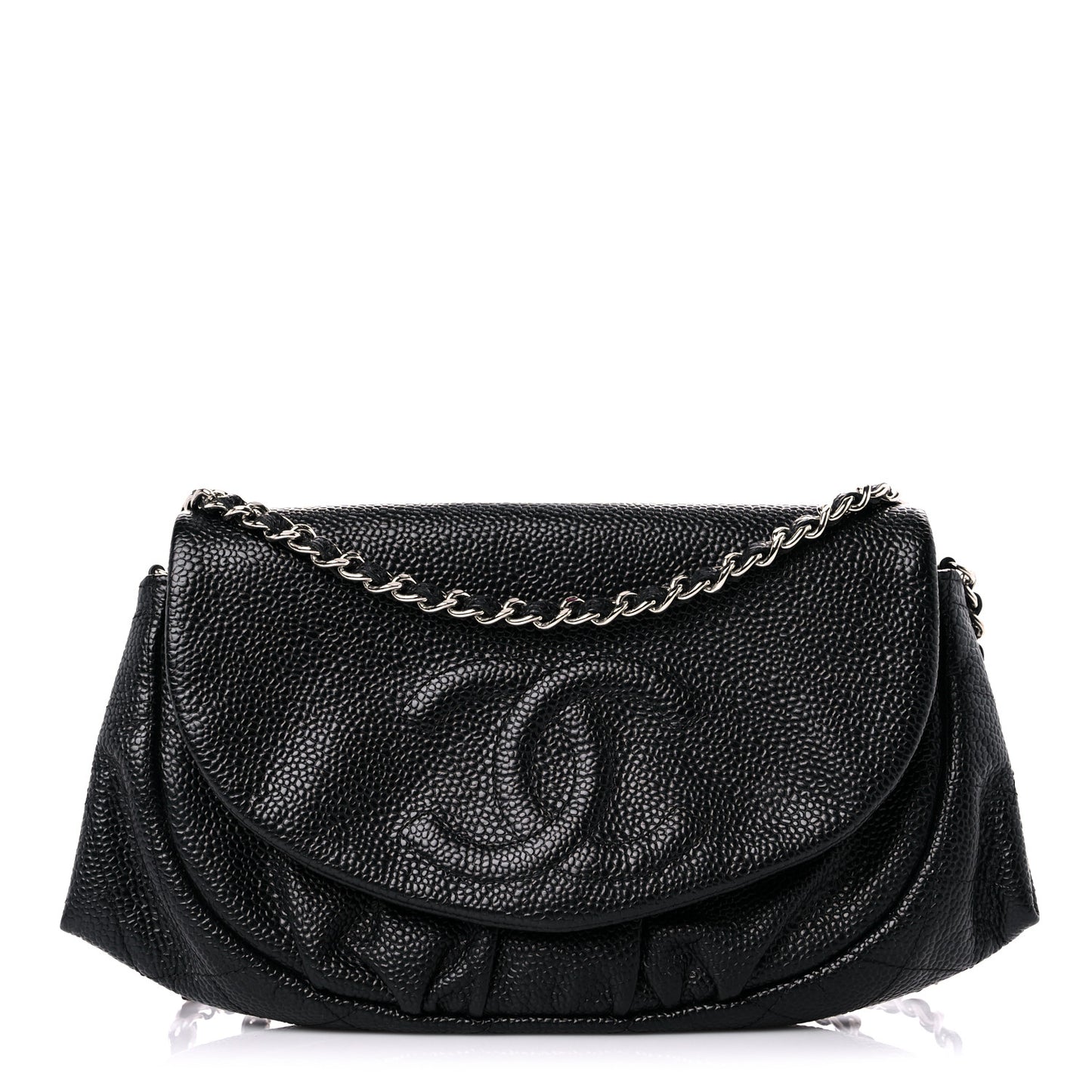 Caviar Half Moon Wallet On Chain WOC Black