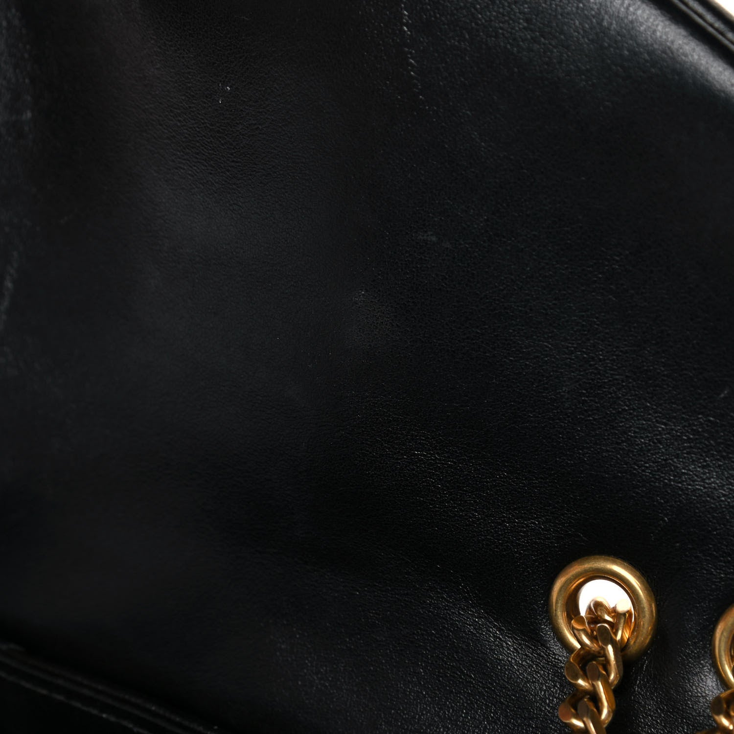 Saint Laurent Calfskin Y Quilted Monogram Small Loulou Chain Satchel Black 13 of 13