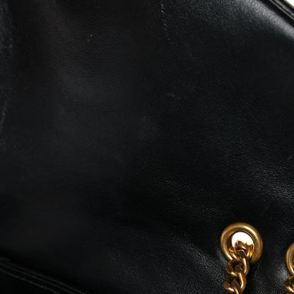 Saint Laurent Calfskin Y Quilted Monogram Small Loulou Chain Satchel Black 13 of 13
