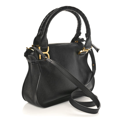 Chloe Calfskin Small Marcie Satchel Black 2 of 11