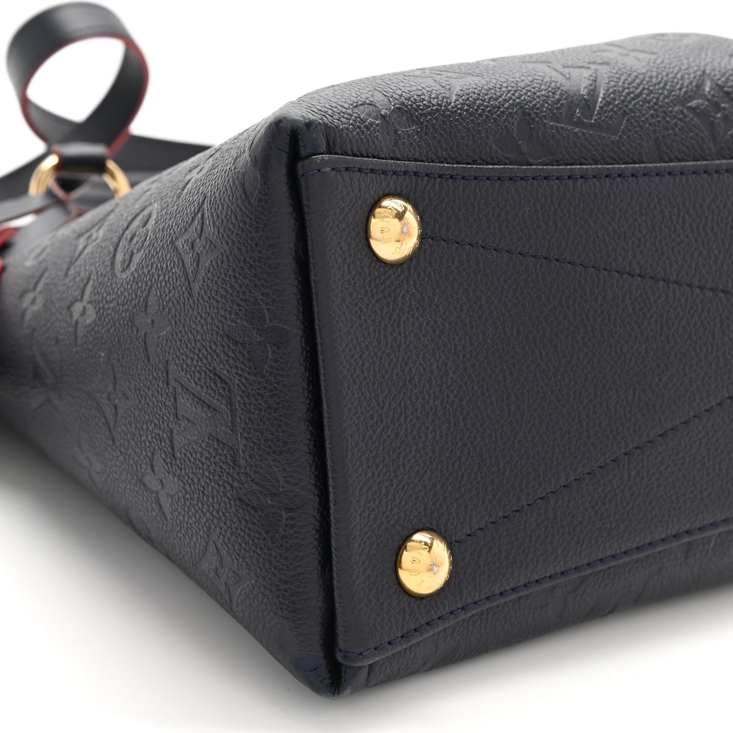 Empreinte V Tote MM Marine Rouge