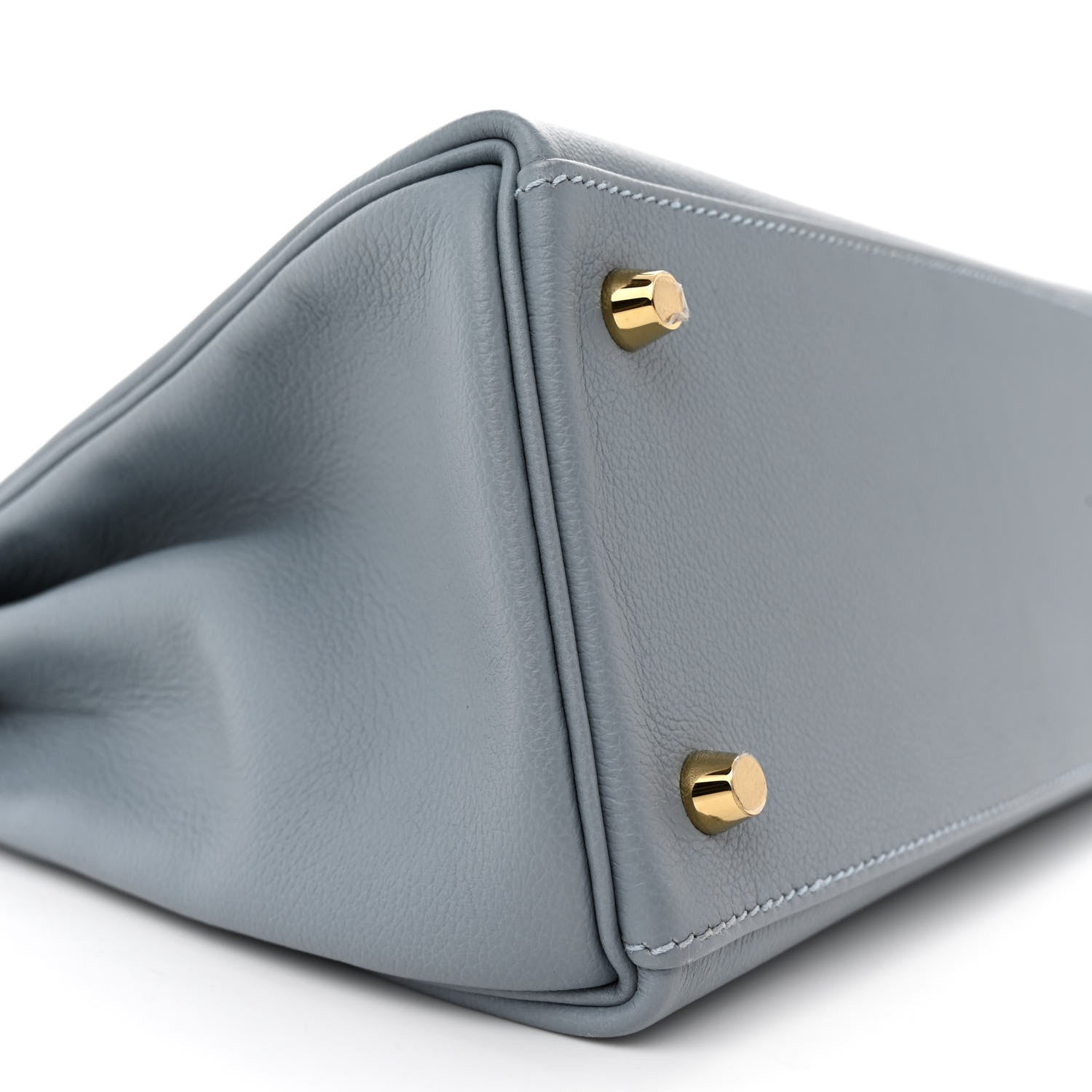 Hermes Evercolor Kelly Retourne 28 Bleu Lin 8 of 13