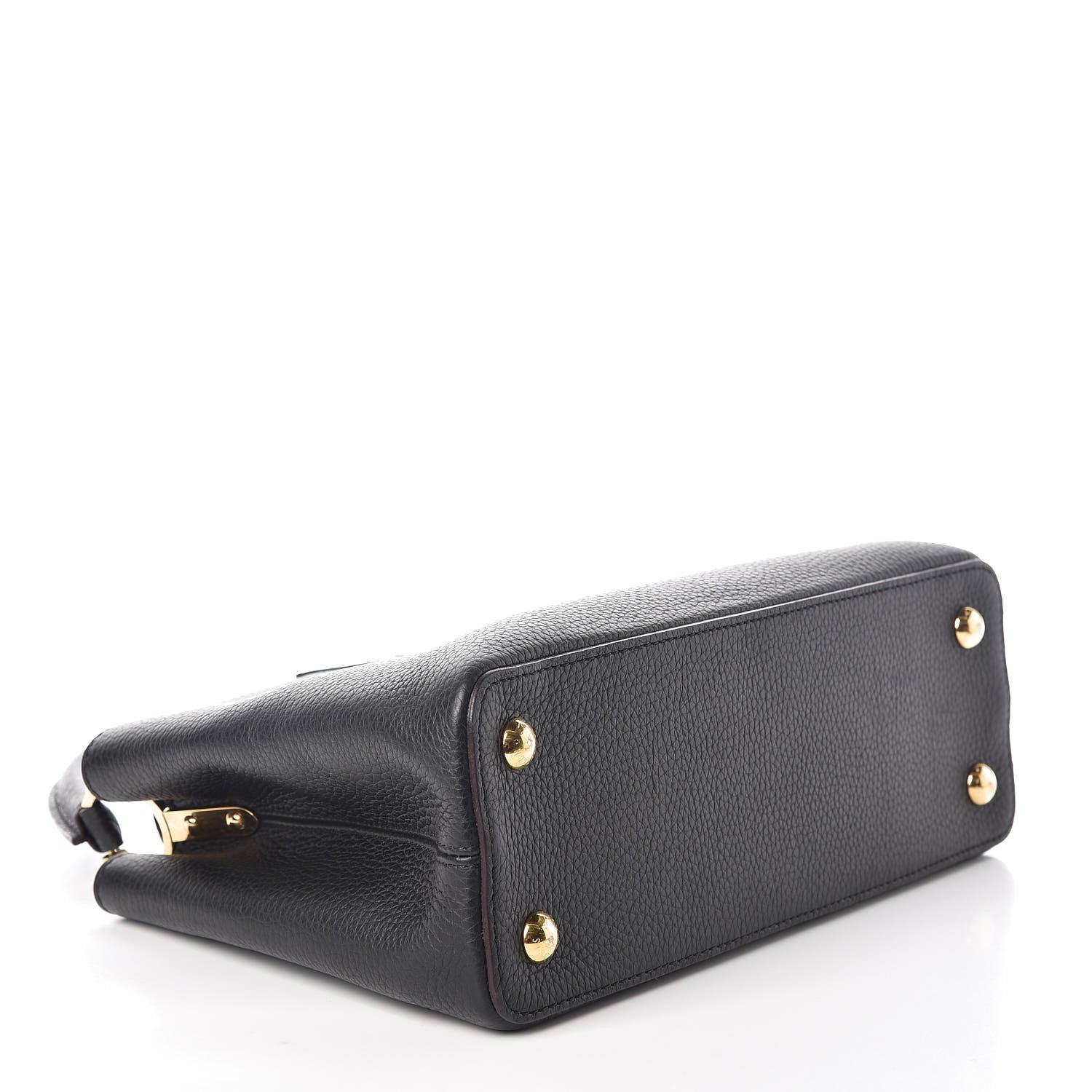 Louis Vuitton Taurillon Capucines PM Black 4 of 8
