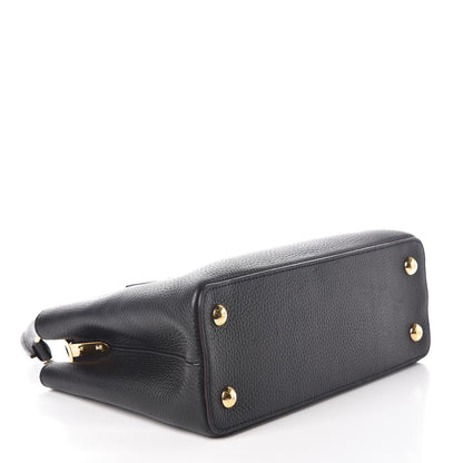 Louis Vuitton Taurillon Capucines PM Black 4 of 8