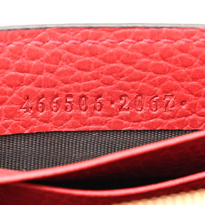 Gucci Dollar Calfskin Medium Betty Chain Wallet Red 7 of 14
