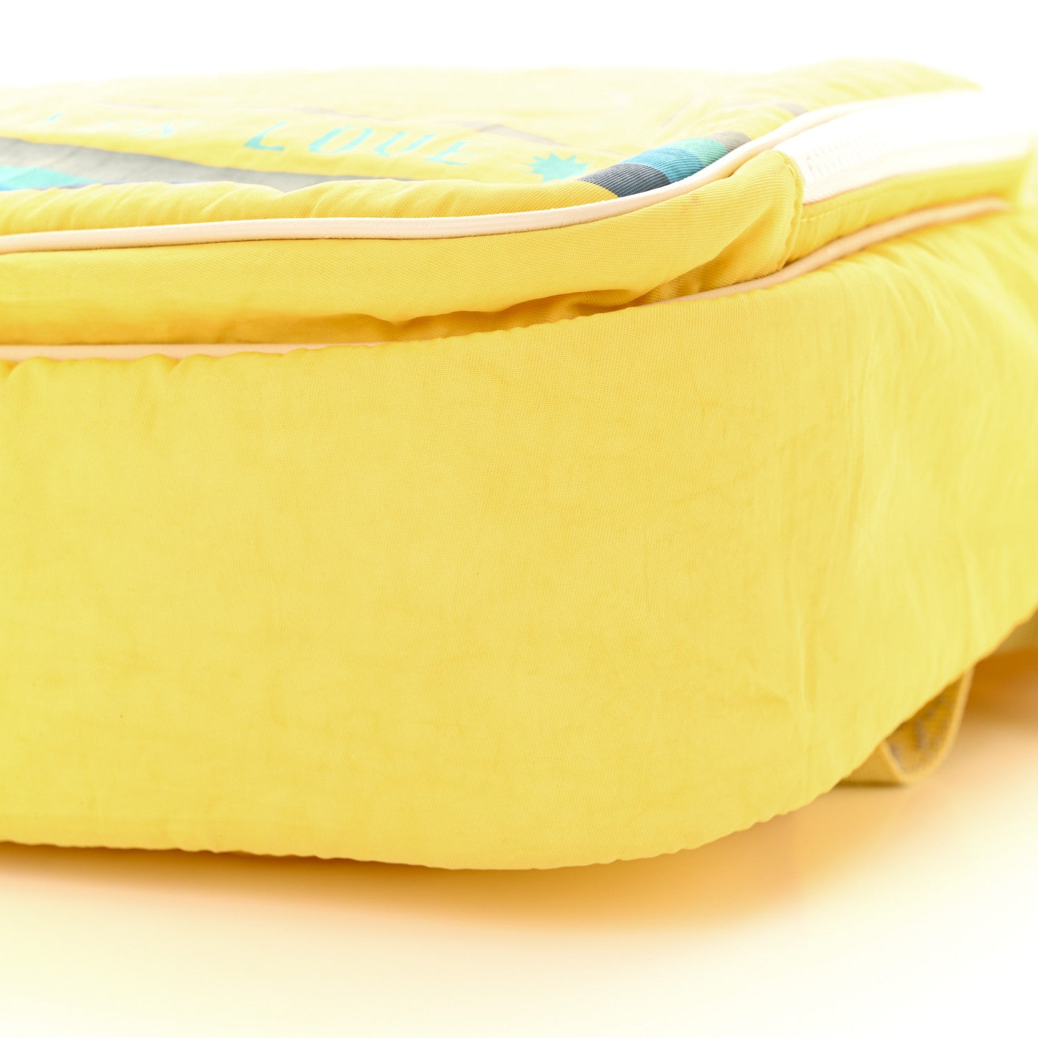 Gucci Nylon Twill Blind For Love Interlocking G Backpack Pastel Yellow Multicolor 10 of 10