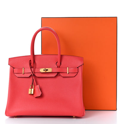 Hermes Epsom Birkin 30 Rose Jaipur 12 of 12