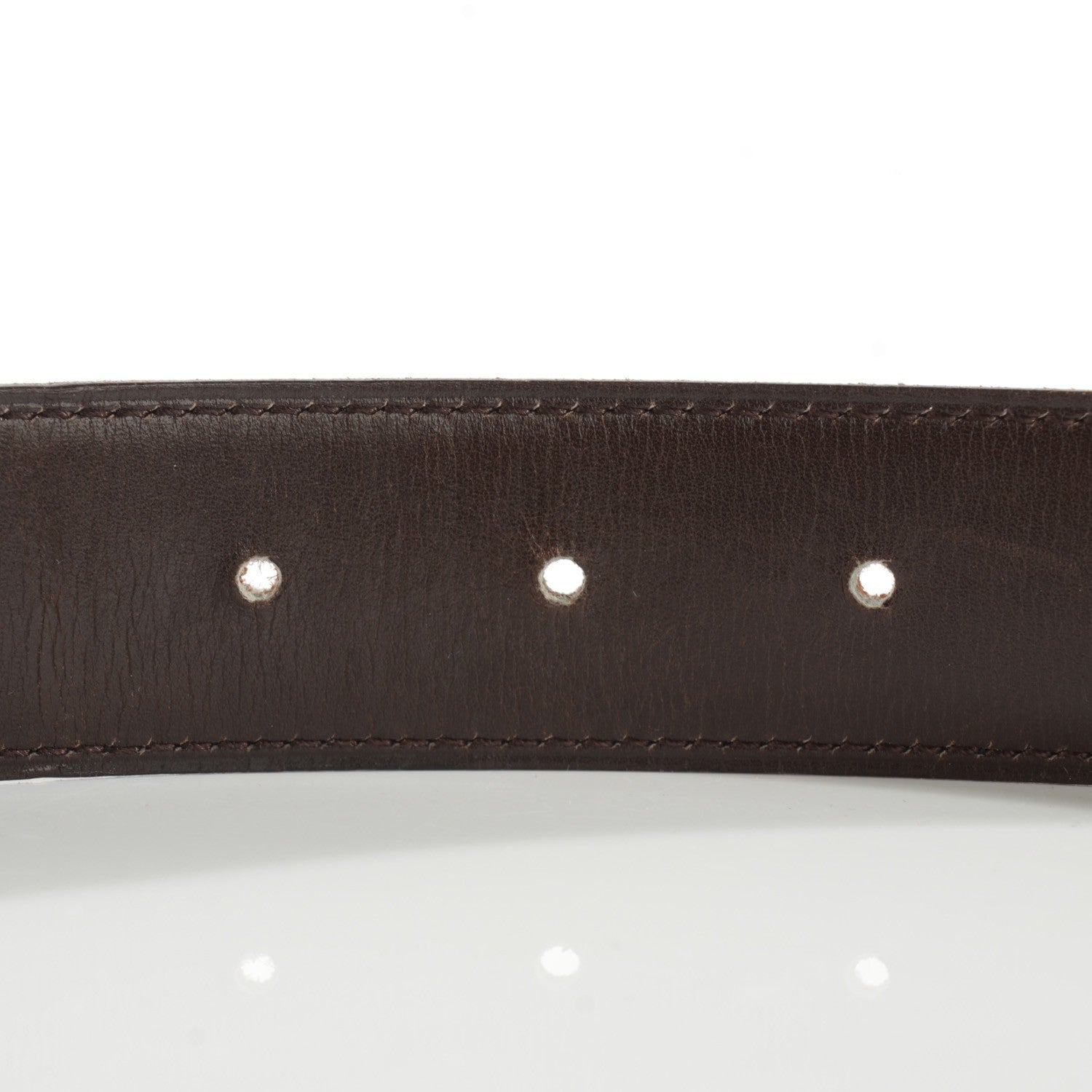 Hermes Box 32mm Belt Strap 80 Black Chocolate 5 of 7