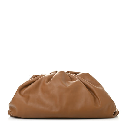 Bottega Veneta Smooth Butter Calf The Pouch Oversized Clutch Cammello 1 of 9